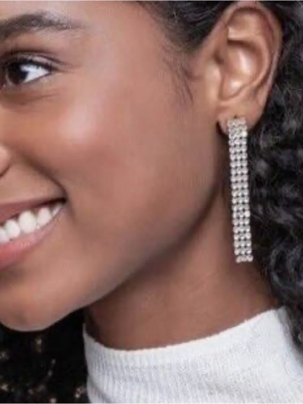 NWT Touchstone Crystal “Night Out” Earrings, Retired